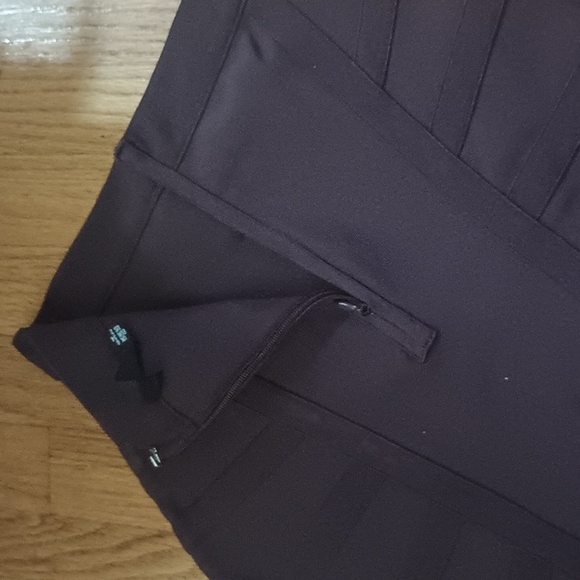 Burgundy long bandage skirt - Picture 2 of 6